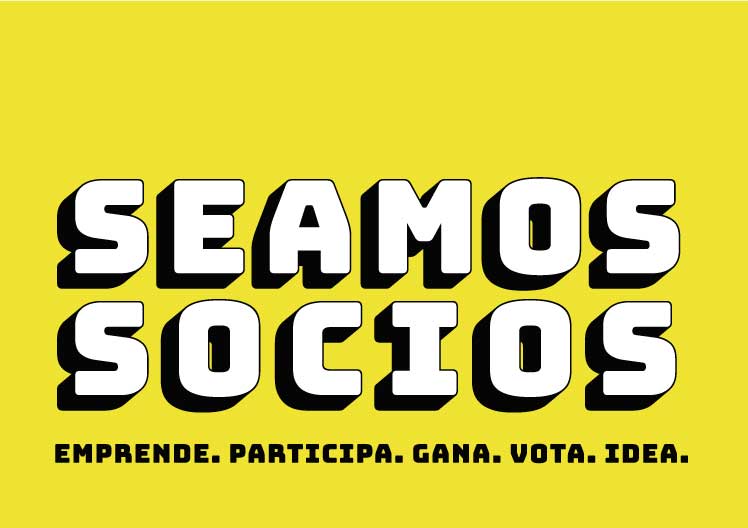 Seamos socios. Emprende. Participa. Gana. Vota. Idea.